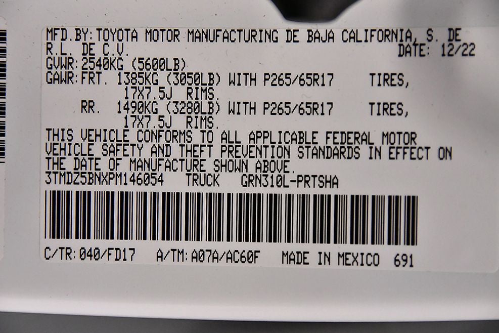 2023 Toyota Tacoma TRD Sport V6