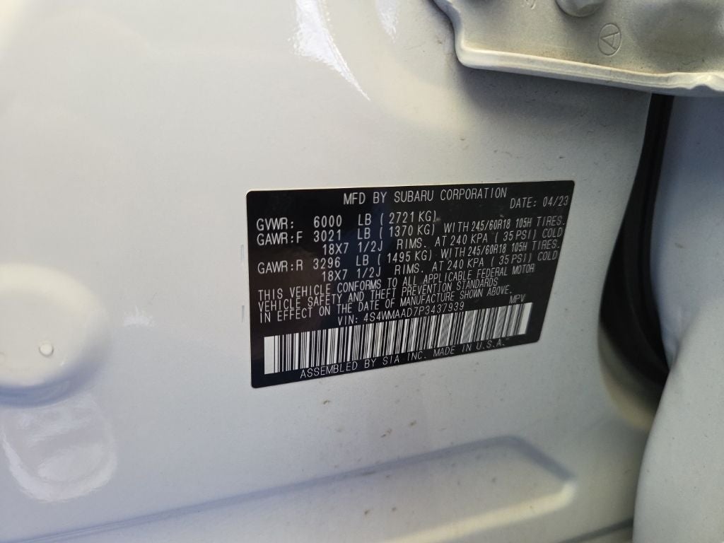2023 Subaru Ascent Base