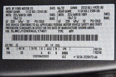 2022 Lincoln Corsair Standard