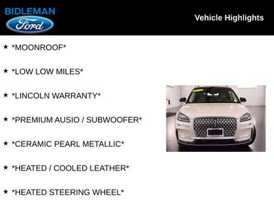 2023 Lincoln Corsair Standard