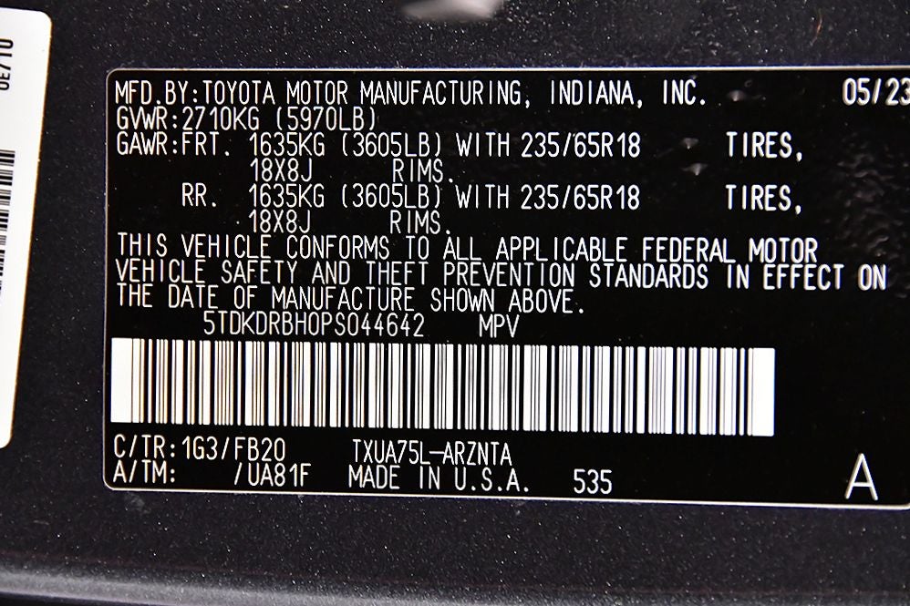 2023 Toyota Highlander LE