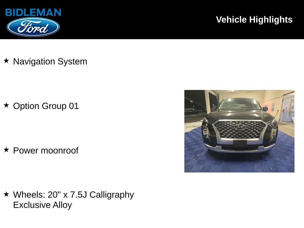 2021 Hyundai Palisade Calligraphy