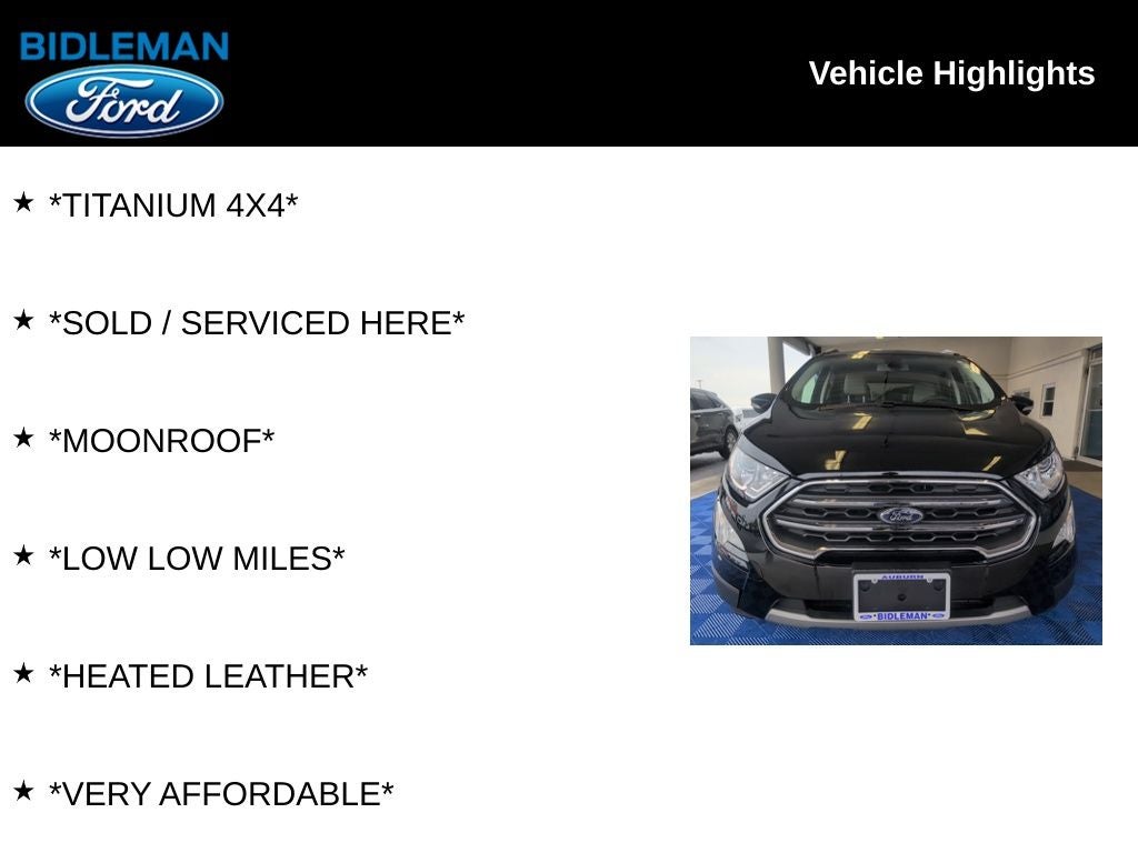 2022 Ford EcoSport Titanium