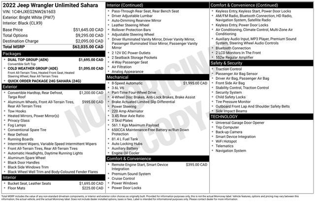 2022 Jeep Wrangler Unlimited Sahara