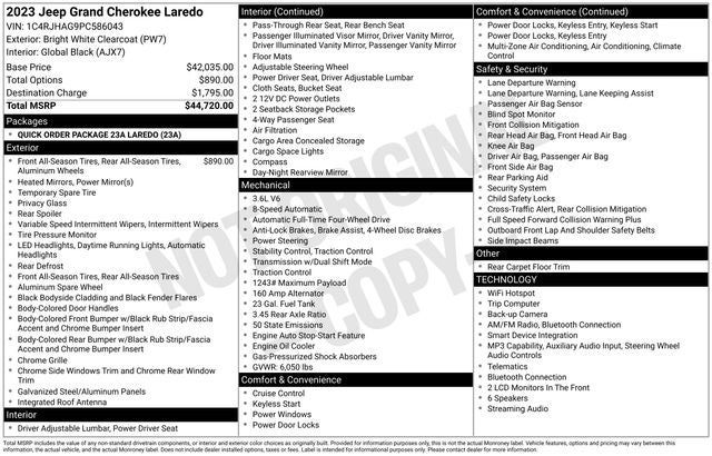 2023 Jeep Grand Cherokee Laredo