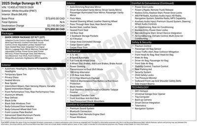 2025 Dodge Durango R/T Plus