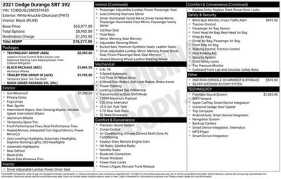 2021 Dodge Durango SRT 392