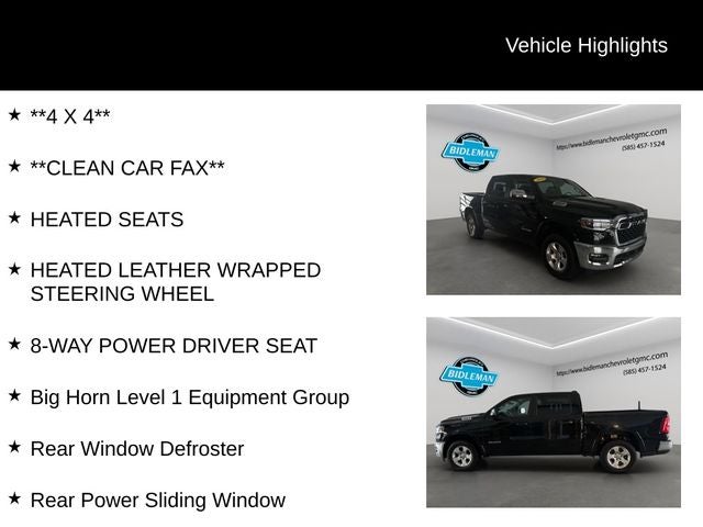 2025 RAM 1500 Big Horn/Lone Star