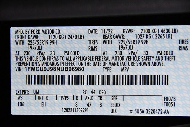 2022 Ford Escape Titanium
