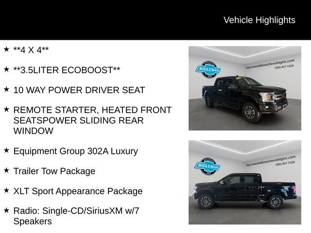 2018 Ford F-150 XLT Sport 5-1/2' Box