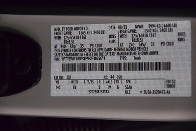 2023 Ford F-150 XLT Sport 5-1/2' Box