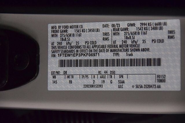 2023 Ford F-150 XLT Sport 5-1/2' Box