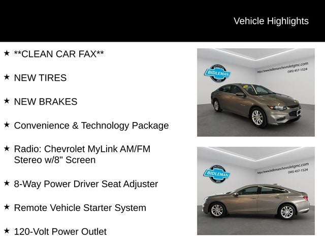 2017 Chevrolet Malibu LT 1LT