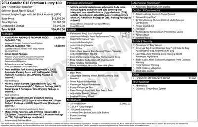 2024 Cadillac CT5 Premium Luxury