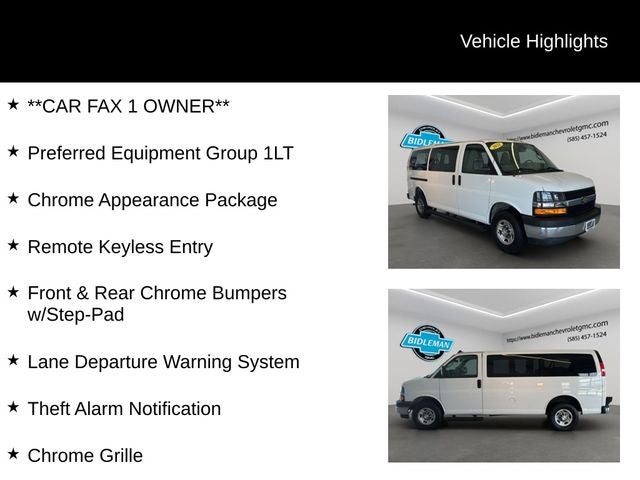 2021 Chevrolet Express 3500 LT Passenger