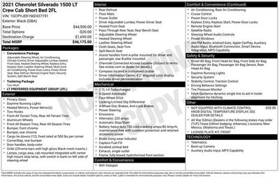 2021 Chevrolet Silverado 1500 LT All Star Edition