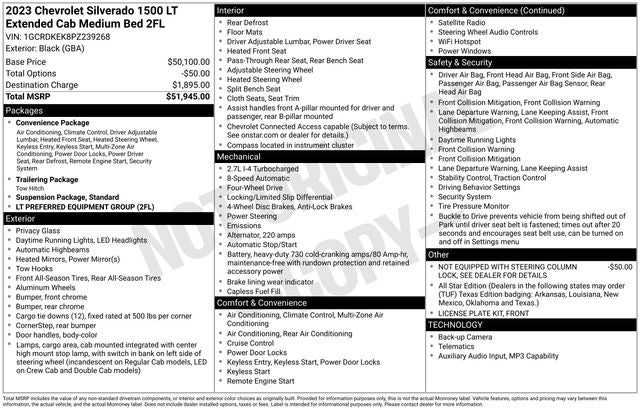 2023 Chevrolet Silverado 1500 LT All Star Edition
