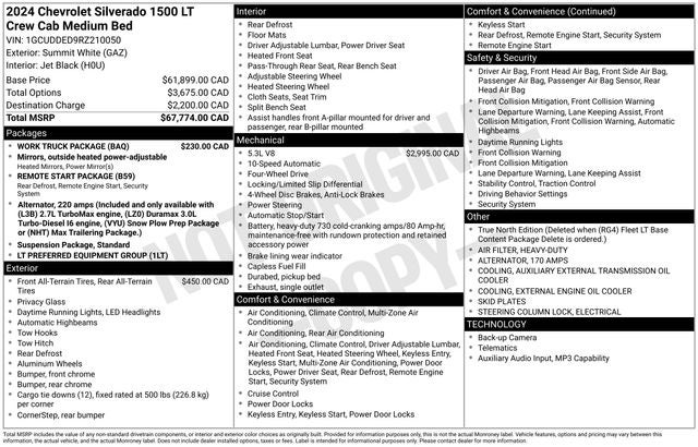 2024 Chevrolet Silverado 1500 LT True North Edition