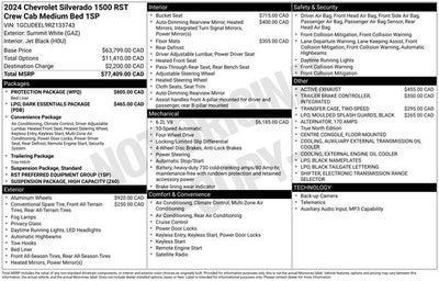 2024 Chevrolet Silverado 1500 RST True North Dark Essentials