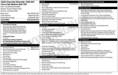 2025 Chevrolet Silverado 1500 RST True North Edition