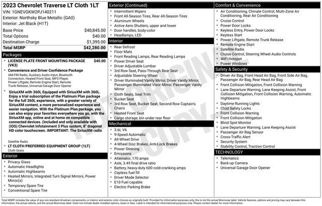 2023 Chevrolet Traverse LT 1LT