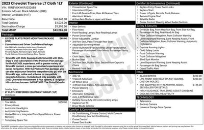 2023 Chevrolet Traverse LT 1LT