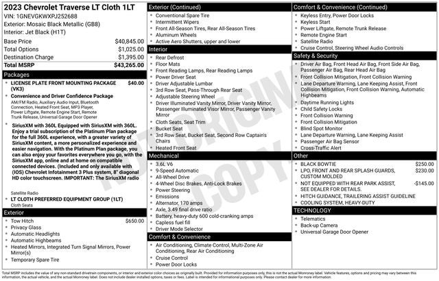 2023 Chevrolet Traverse LT 1LT