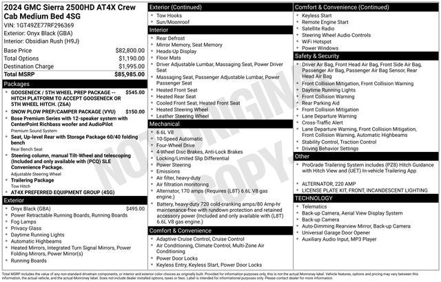 2024 GMC Sierra 2500HD AT4X