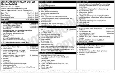 2025 GMC Sierra 1500 AT4
