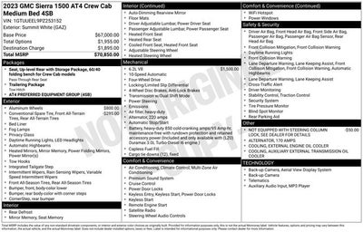2023 GMC Sierra 1500 AT4