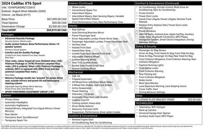 2024 Cadillac XT6 Sport