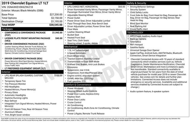2019 Chevrolet Equinox LT