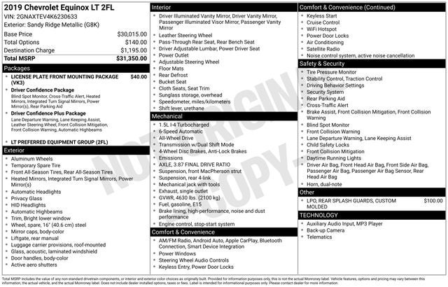 2019 Chevrolet Equinox LT