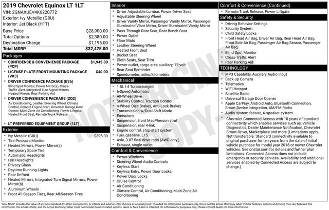 2019 Chevrolet Equinox LT