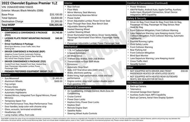 2022 Chevrolet Equinox Premier