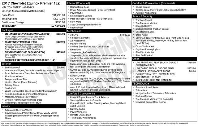 2017 Chevrolet Equinox Premier