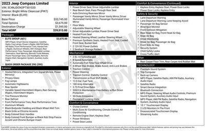 2023 Jeep Compass Limited