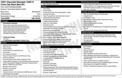 2021 Chevrolet Silverado 1500 LT All Star Edition