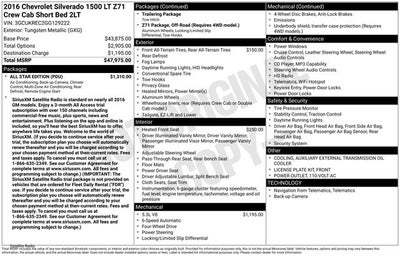 2016 Chevrolet Silverado 1500 LT Z71