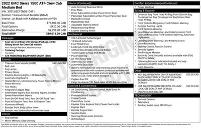 2022 GMC Sierra 1500 AT4