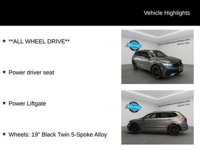 2022 Volkswagen Tiguan 2.0T SE R-Line Black