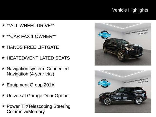 2025 Lincoln Corsair Reserve