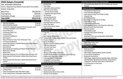 2025 Subaru Crosstrek Base