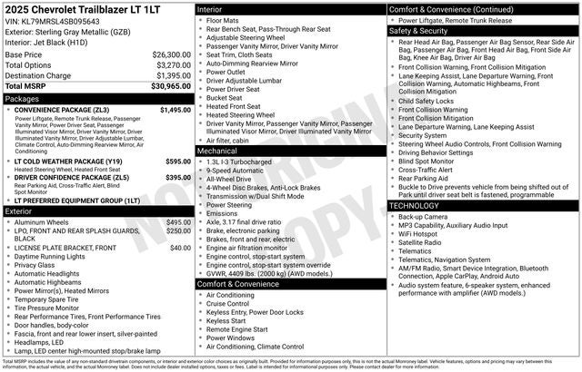 2025 Chevrolet TrailBlazer LT