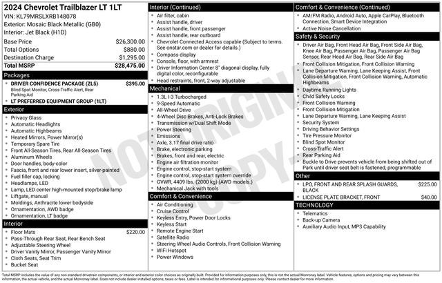 2024 Chevrolet TrailBlazer LT