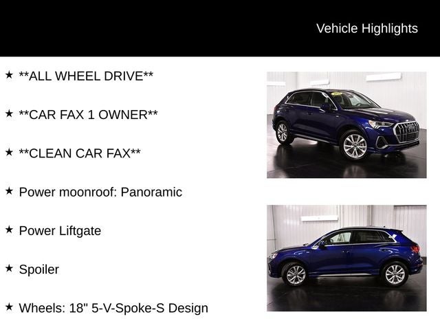 2025 Audi Q3 Premium S Line quattro