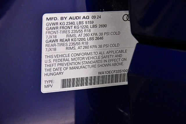 2025 Audi Q3 Premium S Line quattro