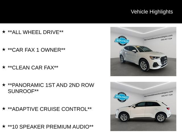 2025 Audi Q3 Premium S Line quattro
