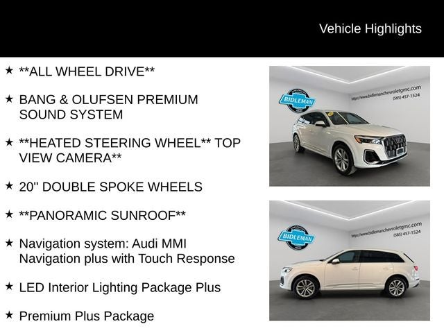 2025 Audi Q7 55 Premium Plus quattro