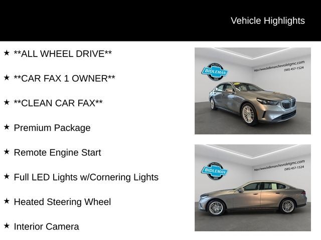 2024 BMW 5 Series 540i xDrive